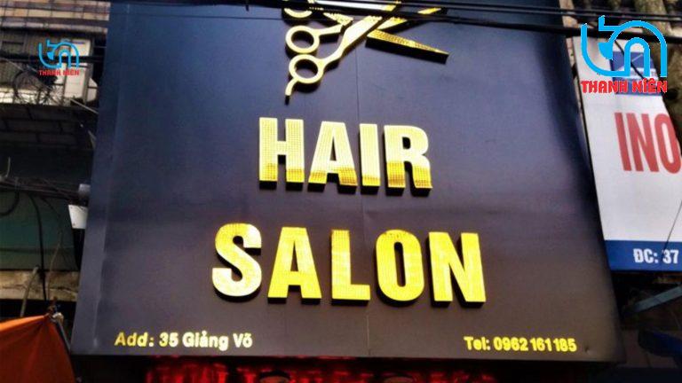 biển quảng cáo salon tóc