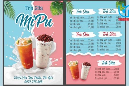 in ấn menu quảng ngãi